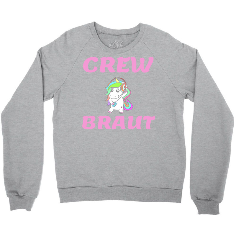 Bachelorette Party  Unicorn Crew Bride Travel Crewneck Sweatshirt | Artistshot