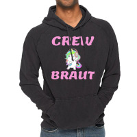 Bachelorette Party  Unicorn Crew Bride Travel Vintage Hoodie | Artistshot