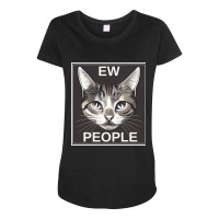 Hot Trend Ew People Cat Maternity Scoop Neck T-shirt | Artistshot