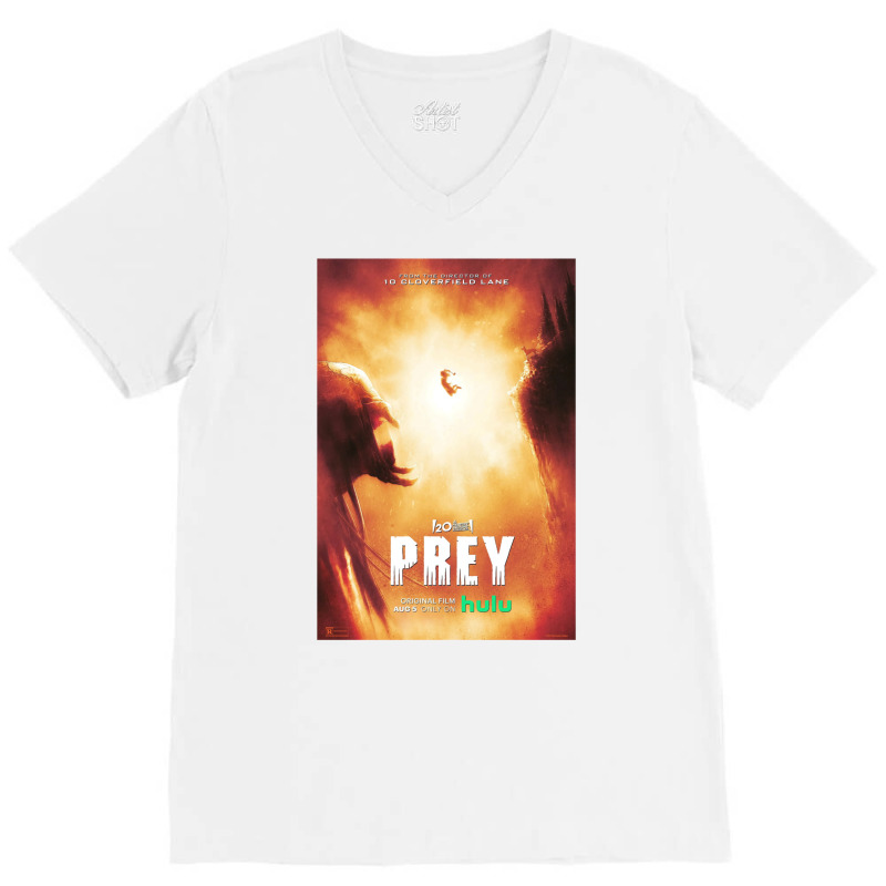 Prey Movie V-Neck Tee by xaahiradada3 | Artistshot