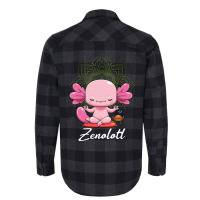 Zenolotl Axolotl Yoga Zen Axolotl Meditation Mantr Flannel Shirt | Artistshot