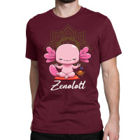 Zenolotl Axolotl Yoga Zen Axolotl Meditation Mantr Classic T-shirt | Artistshot