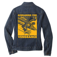 Screaming For Vengeance Ladies Denim Jacket | Artistshot