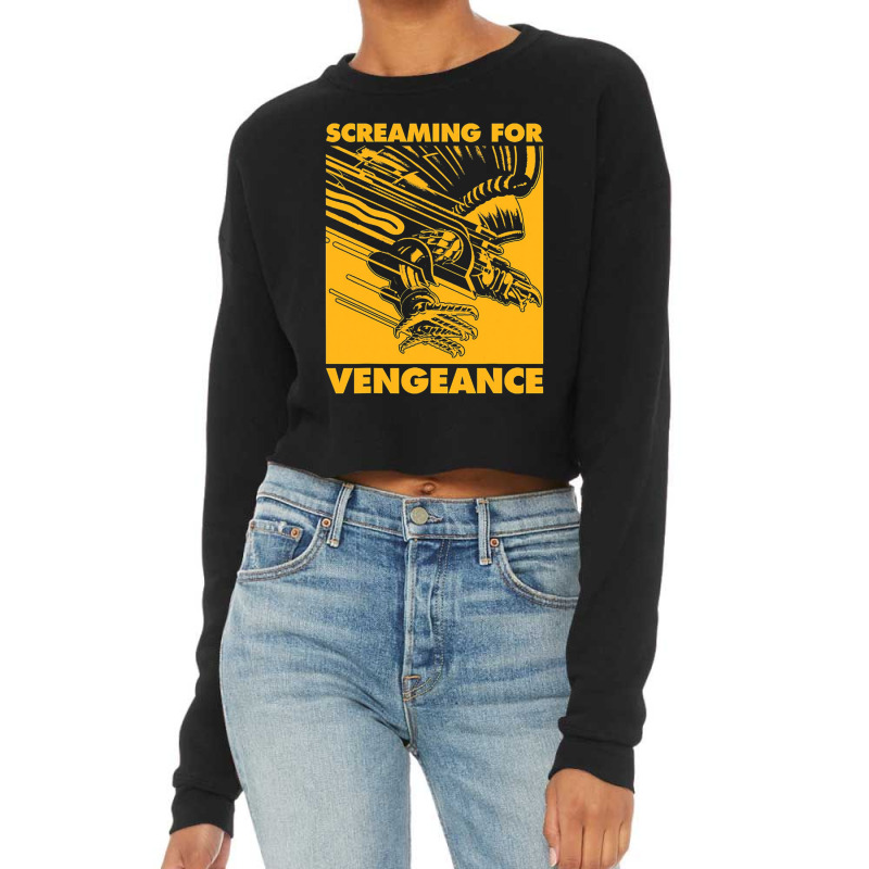 Screaming For Vengeance Cropped Sweater by MayGrady | Artistshot