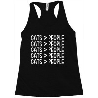 Cats Are Greater Than People Kitty Cat Lover Racerback Tank | Artistshot