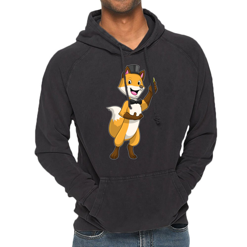 Fox As Groom With Wedding Ring Hipster Vintage Hoodie | Artistshot