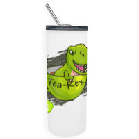 Cute Dino T Rex Dinosaur King Reptile Party Cup Skinny Tumbler | Artistshot