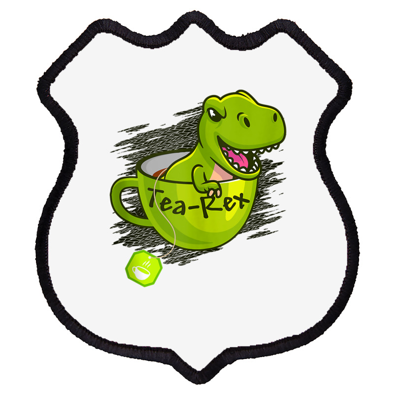 Cute Dino T Rex Dinosaur King Reptile Party Cup Shield Patch | Artistshot