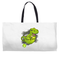 Cute Dino T Rex Dinosaur King Reptile Party Cup Weekender Totes | Artistshot