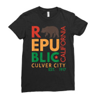 Culver City T Shirt   Republic Of California Ladies Fitted T-shirt | Artistshot