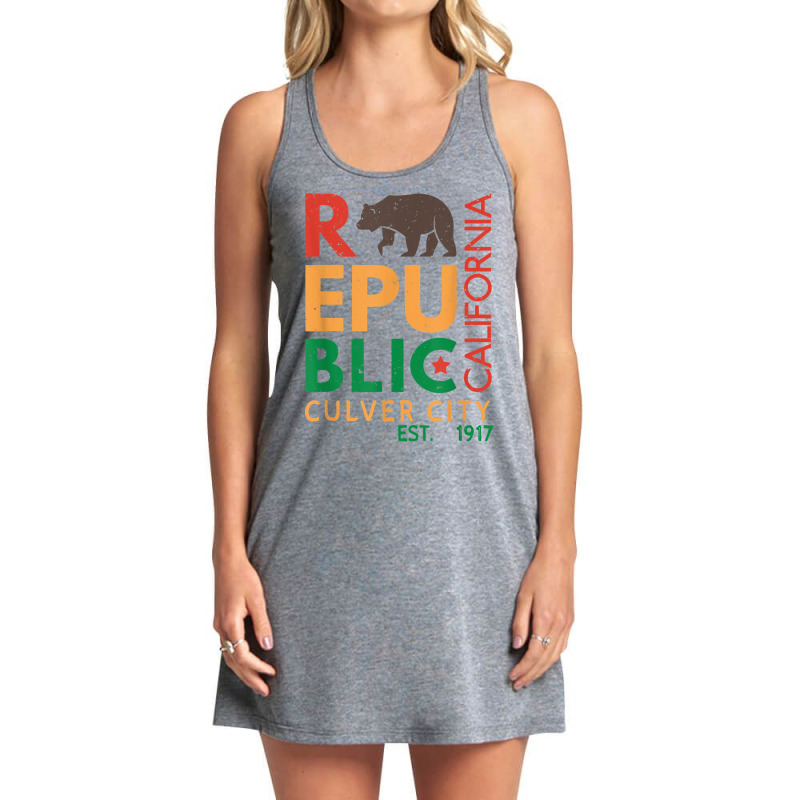 Culver City T Shirt   Republic Of California Tank Dress by adam.troare | Artistshot