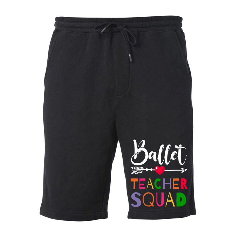 Awesome Ballet Teacher Squad Funny Colleague Vinta Fleece Short | Artistshot