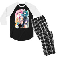 Puella Magi Madoka Magica Anime 1 Men's 3/4 Sleeve Pajama Set | Artistshot