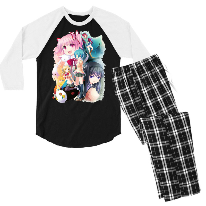 Puella Magi Madoka Magica Anime 1 Men's 3/4 Sleeve Pajama Set by xaahiradada3 | Artistshot