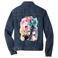 Puella Magi Madoka Magica Anime 1 Men Denim Jacket | Artistshot