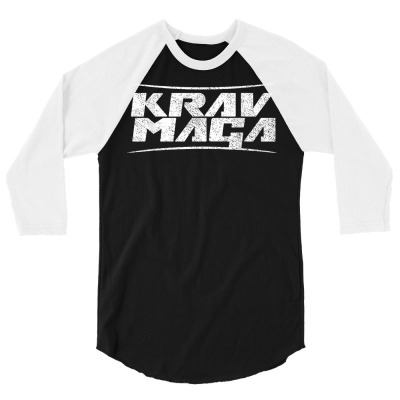 Krav Maga Fighter Martial Arts Israeli Mma T Shirt 3/4 Sleeve Shirt Designed By Kileyashleig