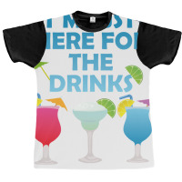 Im Just Here For The Drinks Alcohol Party Gift Boy Graphic T-shirt | Artistshot