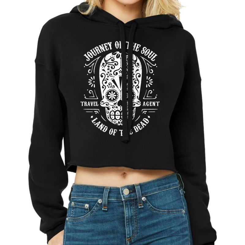 Travel Agent Catrina Cropped Hoodie by Olipop | Artistshot