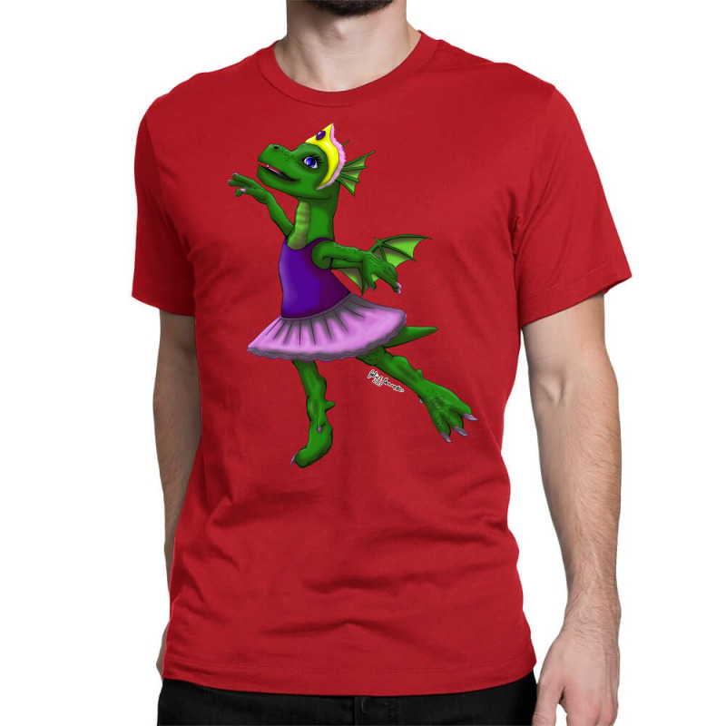 Ballet Dragon Hippie Classic T-shirt by konmaglasco1 | Artistshot