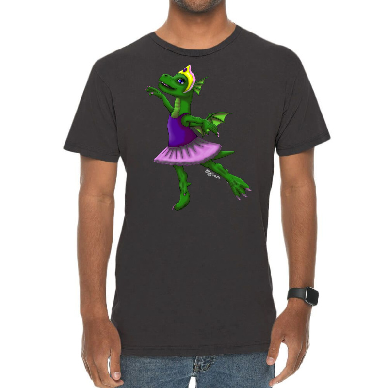 Ballet Dragon Hippie Vintage T-Shirt by konmaglasco1 | Artistshot