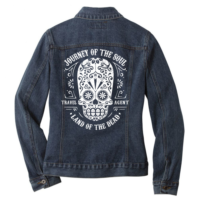 Travel Agent Catrina Ladies Denim Jacket by Olipop | Artistshot