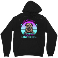 Border Terrier T  Shirt I Hear You I'm Just Not Listening Border Terri Unisex Hoodie | Artistshot