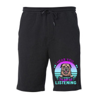 Border Terrier T  Shirt I Hear You I'm Just Not Listening Border Terri Fleece Short | Artistshot