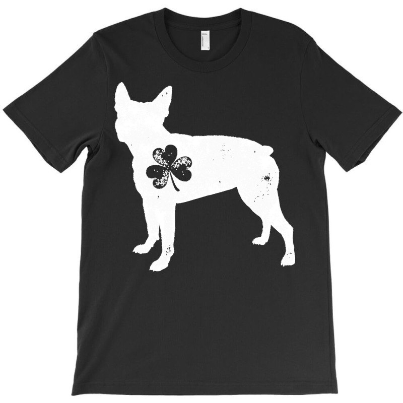 Boston Terrier T  Shirt St Patrick Day   Boston Terrier Shamrock T  Sh T-Shirt by helmerschultz894 | Artistshot