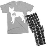 Boston Terrier T  Shirt St Patrick Day   Boston Terrier Shamrock T  Sh Men's T-shirt Pajama Set | Artistshot