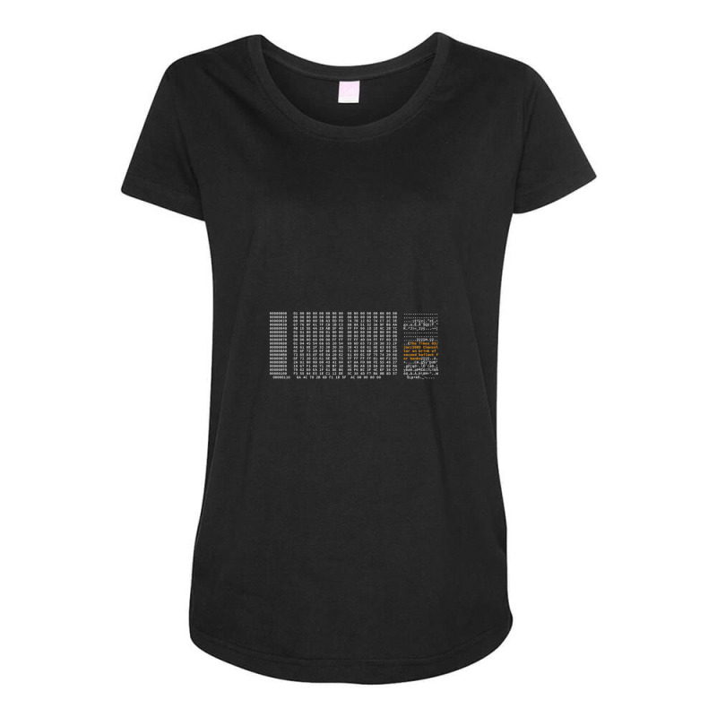 Bitcoin Genesis Block The Times 03jan2009 Chancell Maternity Scoop Neck T-shirt by AmyHogan | Artistshot