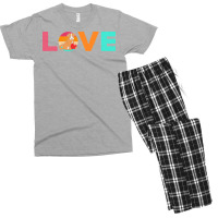 Boxer T  Shirt Love Themed Boxer Dog Valentines Day T  Shirt Men's T-shirt Pajama Set | Artistshot