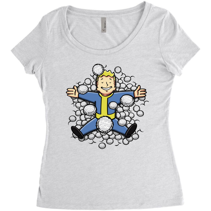 Nuclear Beauty Women's Triblend Scoop T-shirt by Olipop | Artistshot