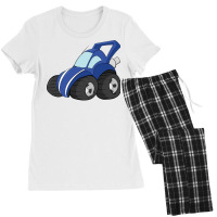 Offroad Blue Wagon Blue Women's Pajamas Set | Artistshot