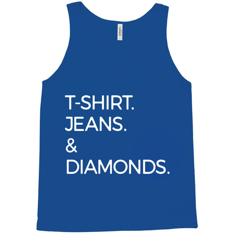 T Shirt Jeans And Diamonds Tank Top | Artistshot