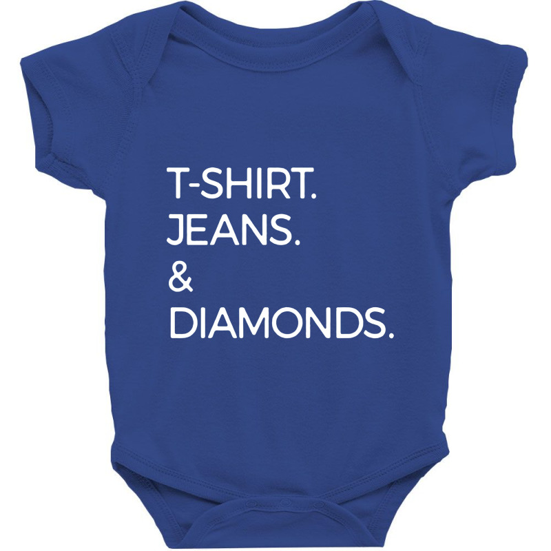 T Shirt Jeans And Diamonds Baby Bodysuit | Artistshot