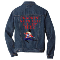 Crackin Nuts And Killin Mice Stars Men Denim Jacket | Artistshot