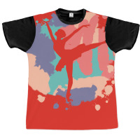 Ballet Dance Watercolor Nostalgia Tumblr Graphic T-shirt | Artistshot