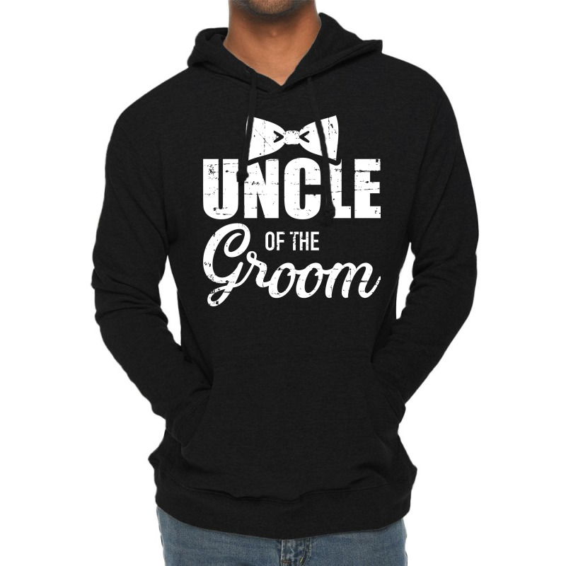 Uncle Of The Groom For Wedding Gift Lightweight Hoodie by dauspops | Artistshot