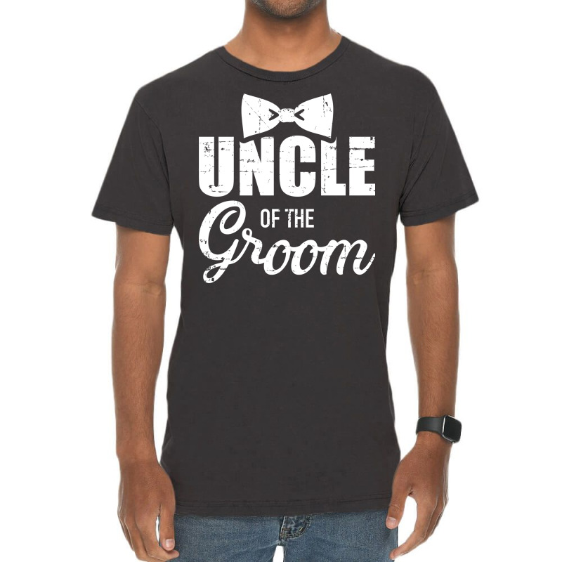 Uncle Of The Groom For Wedding Gift Vintage T-Shirt by dauspops | Artistshot