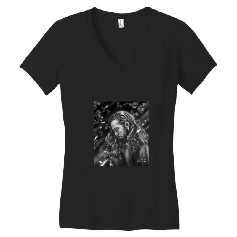 Respite - Artist Profit Donated To Charity Women's V-Neck T-Shirt by FranklinTepper1 | Artistshot