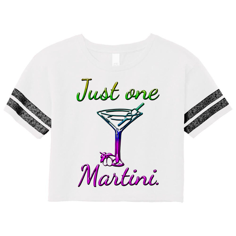 With Olive Just One Martini Scorecard Crop Tee by dauspops | Artistshot