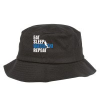 Eat Sleep Water Ski   Waterskiing Waterskier Water Bucket Hat | Artistshot