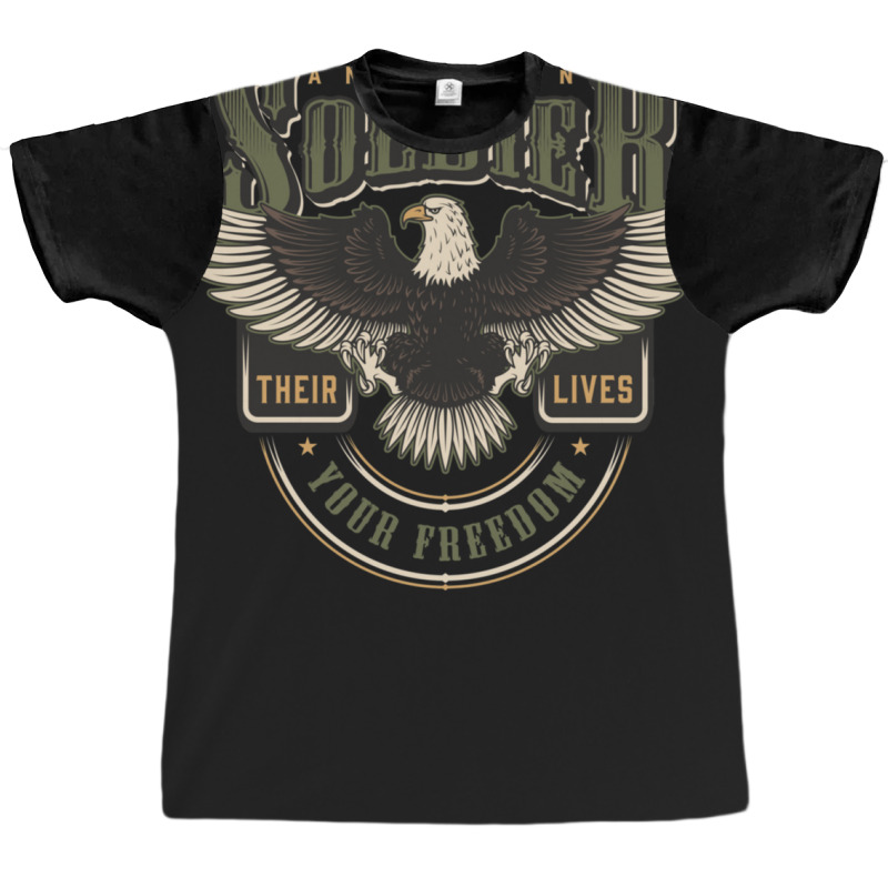 American Soldier Graphic T-shirt | Artistshot