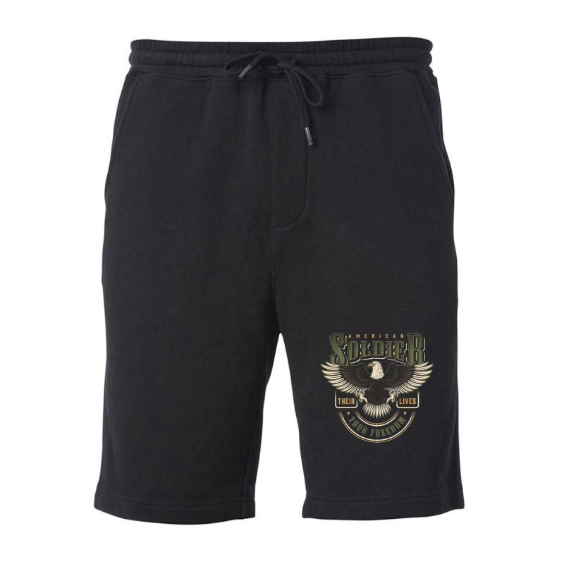 American Soldier Fleece Short | Artistshot