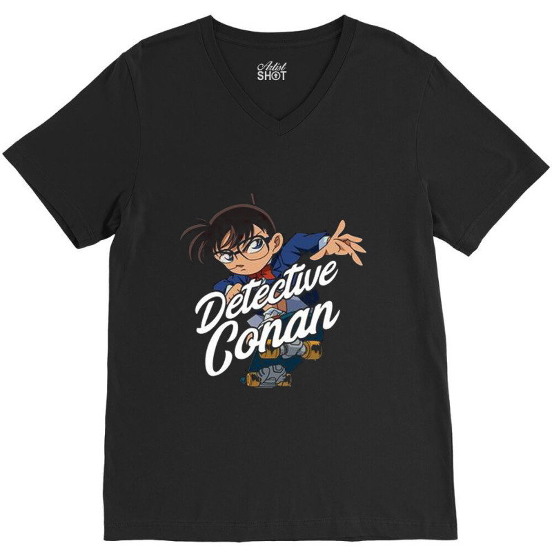 Detective Conan V-Neck Tee by GiaMuller | Artistshot