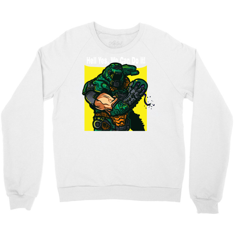 Hell Yes Crewneck Sweatshirt by ovillabogevr | Artistshot