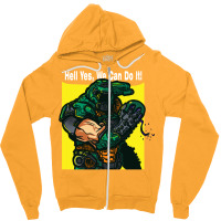 Hell Yes Zipper Hoodie | Artistshot