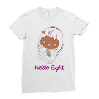 Hello Eight Ladies Fitted T-shirt | Artistshot