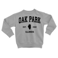 Oak Park Illinois Il Vintage Sports Design Black P Toddler Sweatshirt | Artistshot