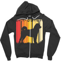 Japanese Akita T  Shirt Vintage Japanese Akita Dog T  Shirt Zipper Hoodie | Artistshot